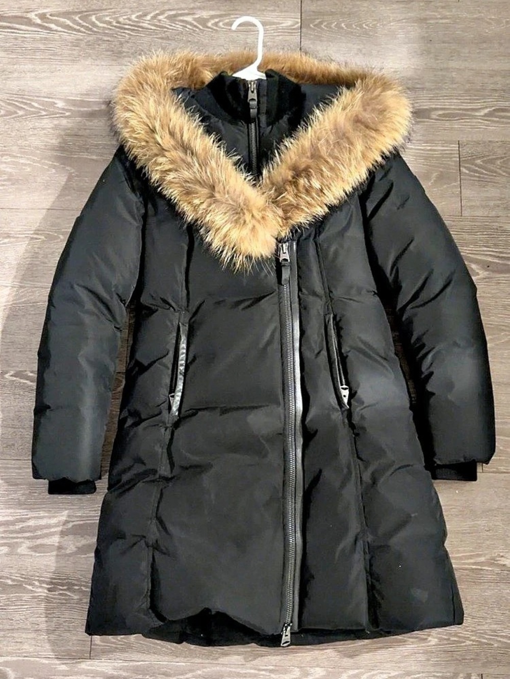 Mackage Trish Down Coat Women's Black Hooded Puffer